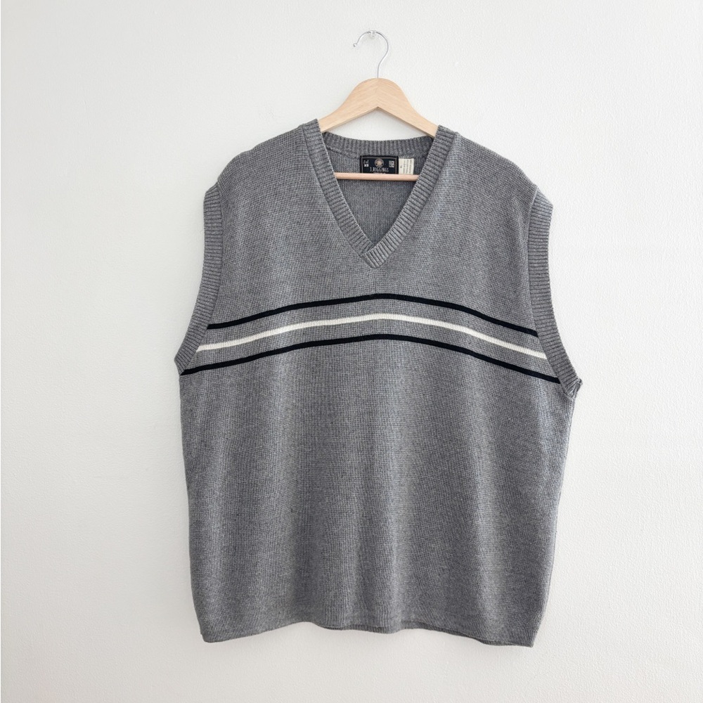 Vintage Striped Sweater Vest